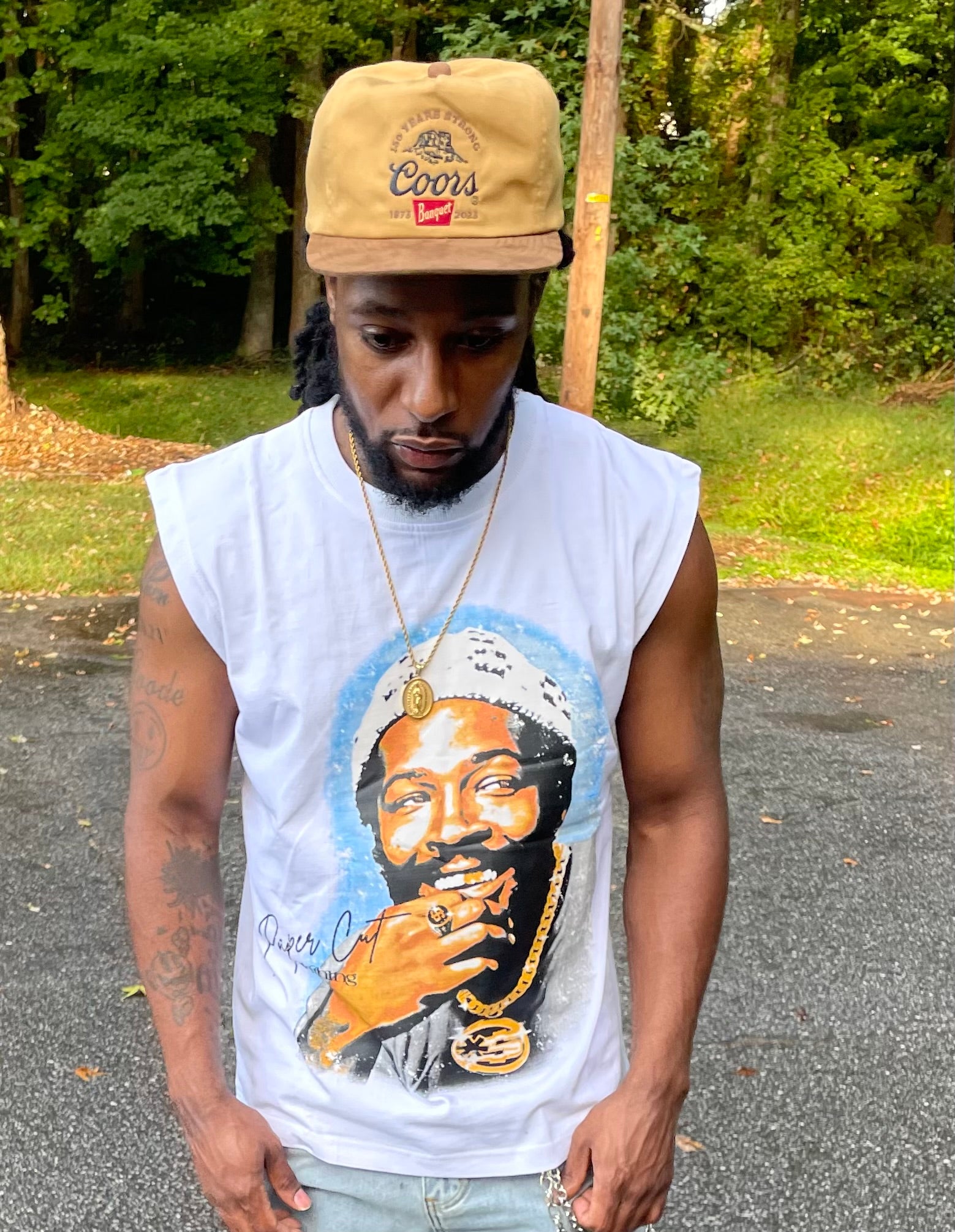 Marvin Gaye sleeveless tee