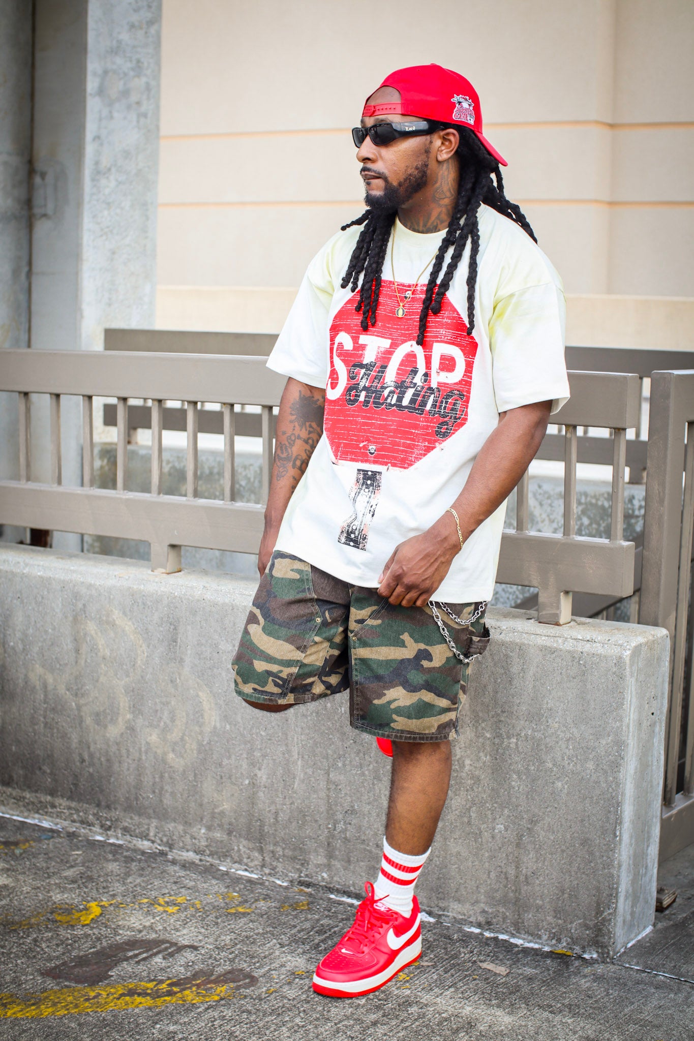 “Stop Hating” graphic tee